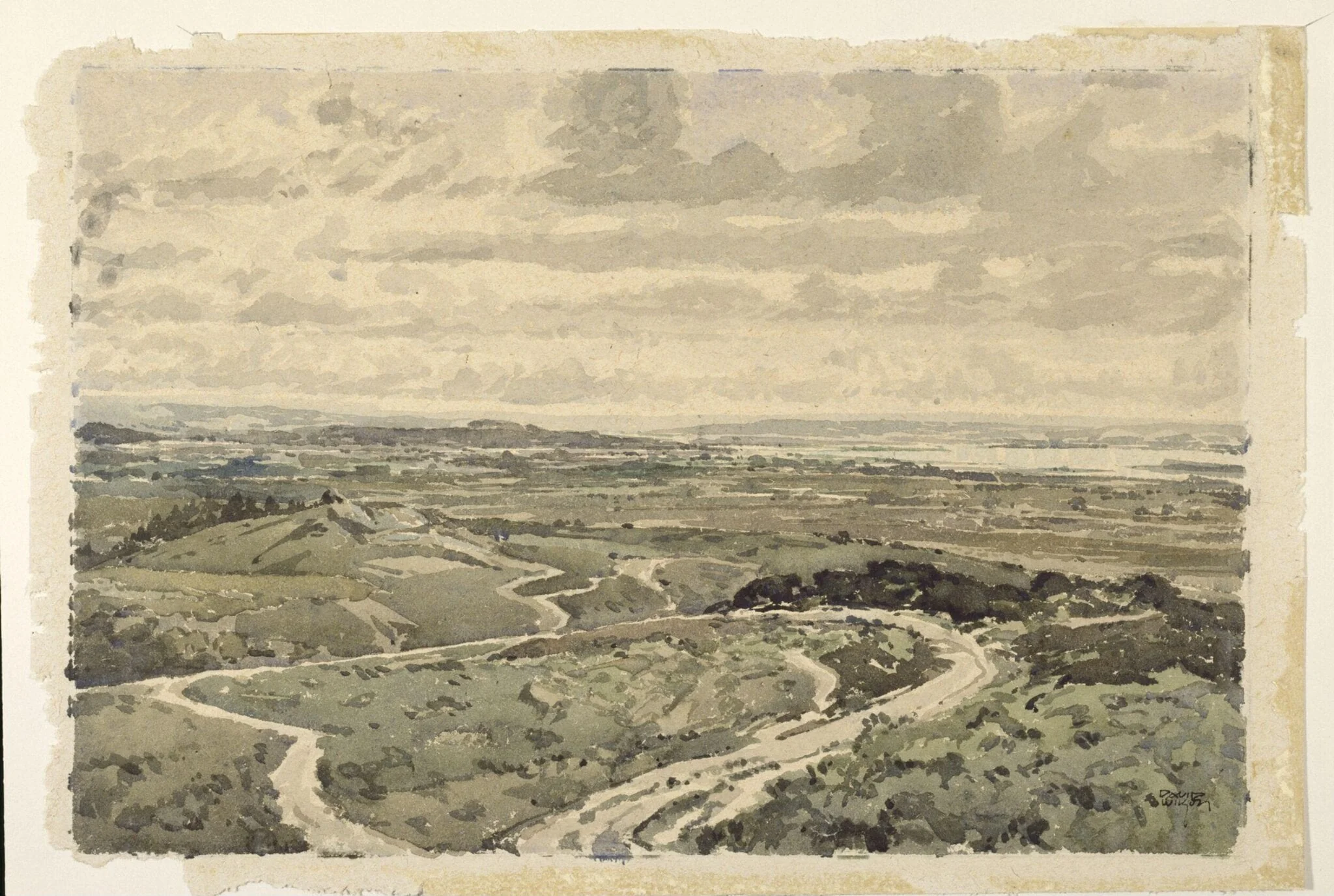 Poole Harbour from the Dorset Hills
