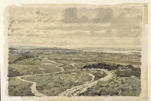 Poole Harbour from the Dorset Hills