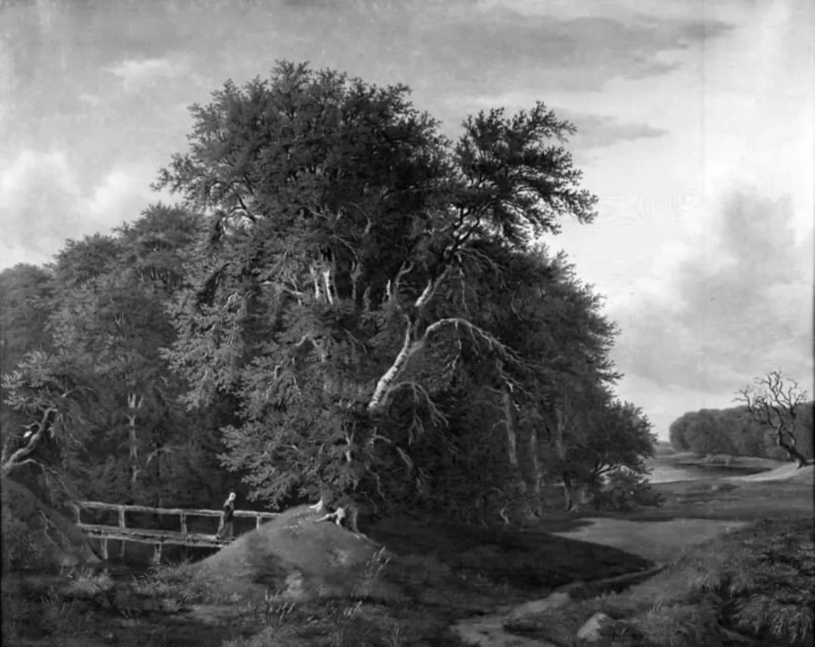 En skovegn, by Unknown, 1841