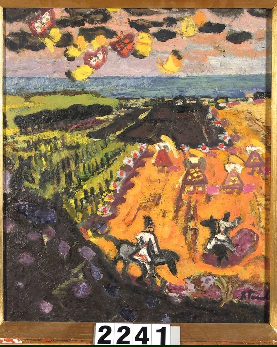 Munca la câmp, by Ion Țuculescu, unspecified