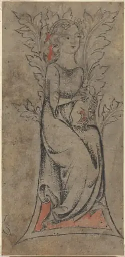 Seated Girl with a Dog