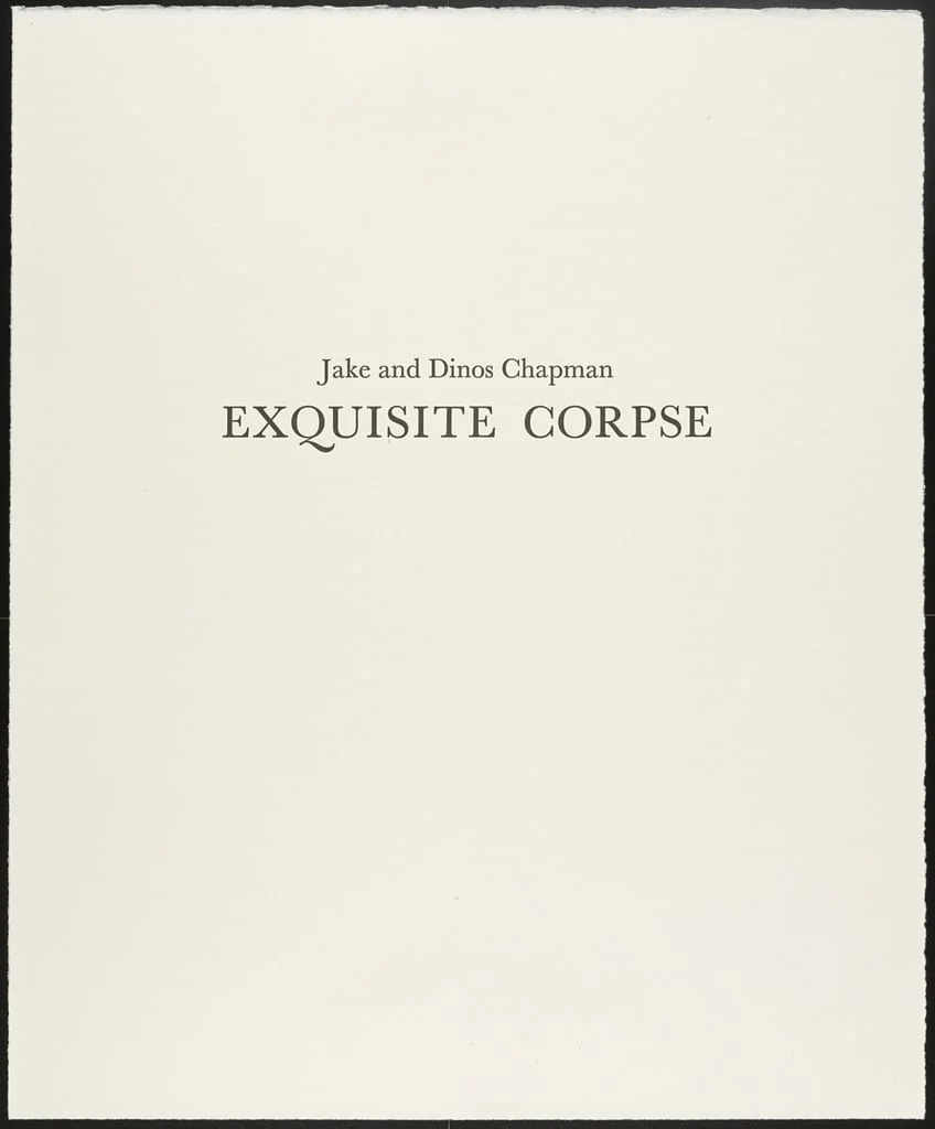 Untitled, by Dinos Chapman Jake Chapman, ink, 2000