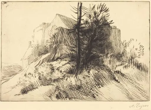 Farm in Winter (Une ferme en hiver)