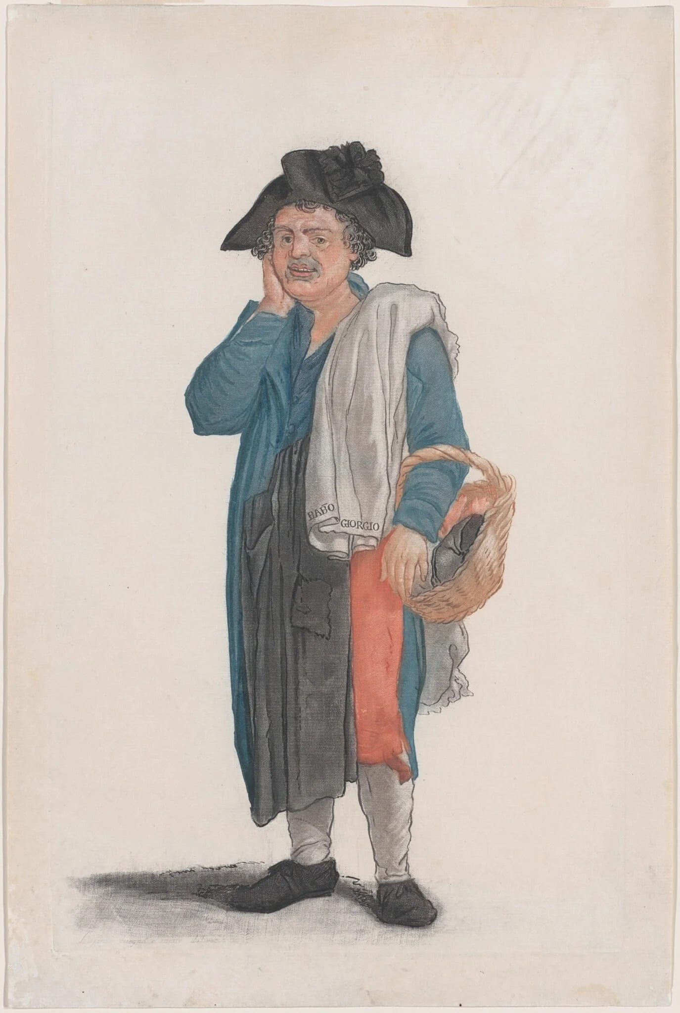 Babo Giorgio, by Carlo Lasinio, ink, 1790