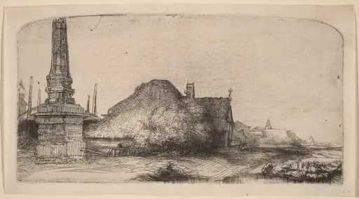 Landscape with an Obelisk