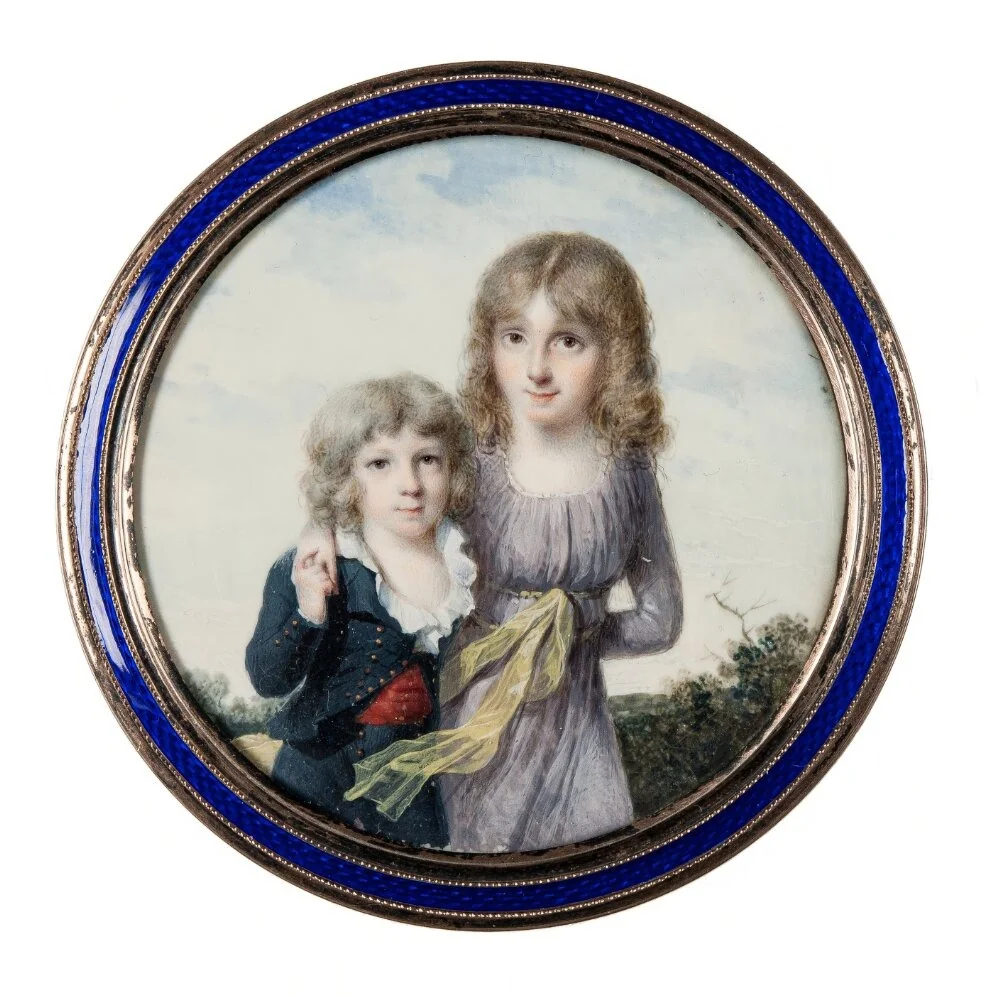 Two children