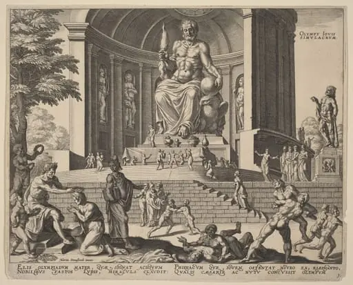 Olympy Iovis Simulacrum (The Statue of Jupiter at Olympia)