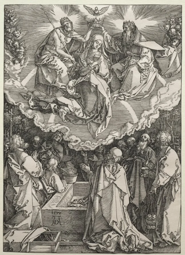 The Assumption and Coronation of the Virgin, by Albrecht Dürer, 1510