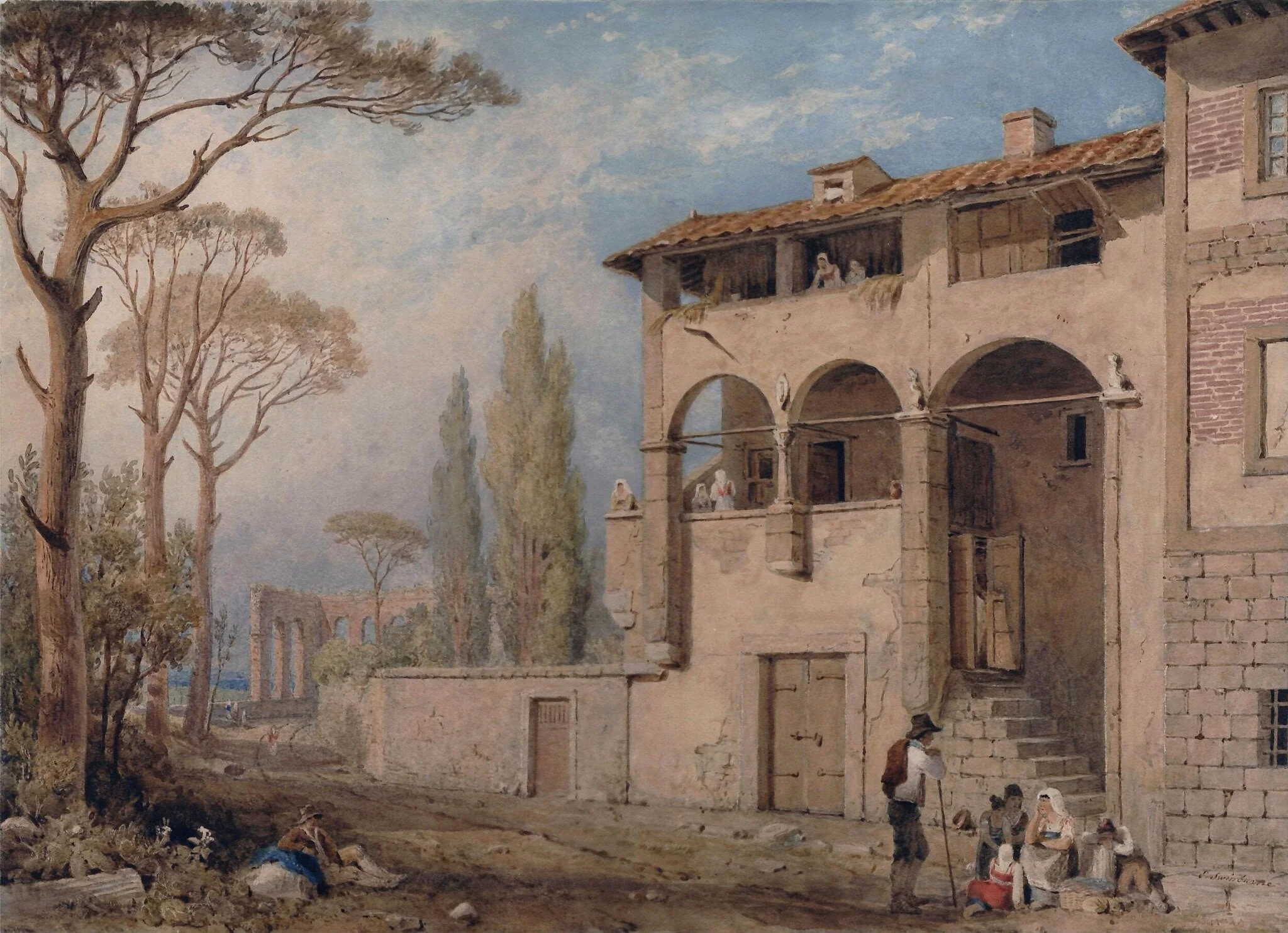 Buildings near Rome