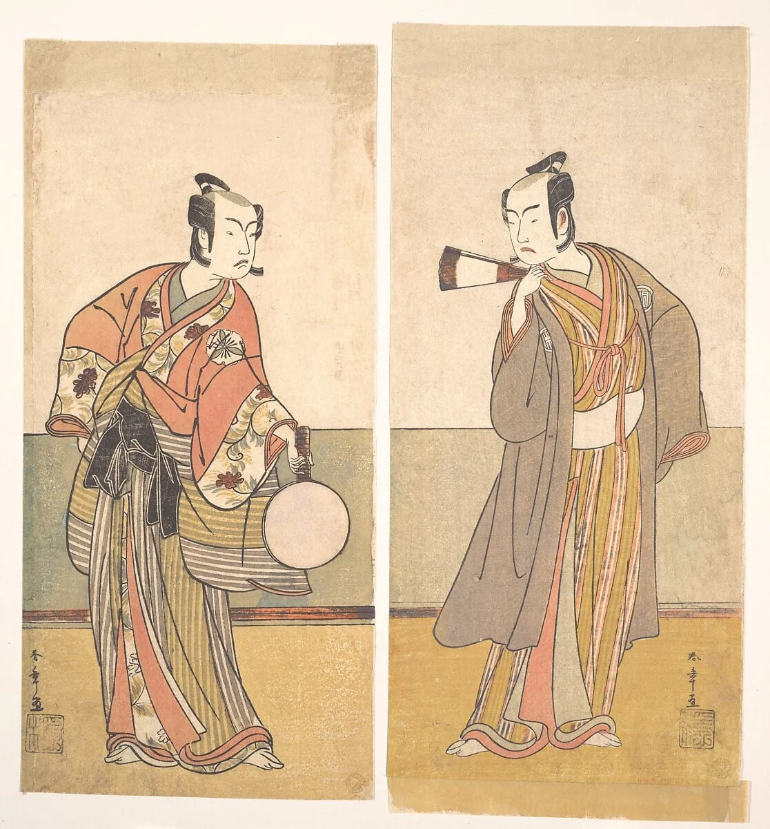 Untitled, by Katsukawa Shunshō, ink, 1776