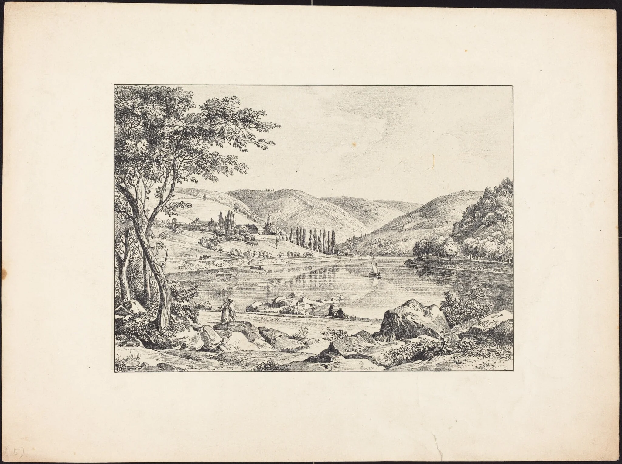 The Convent of Neuburg from Haarlass