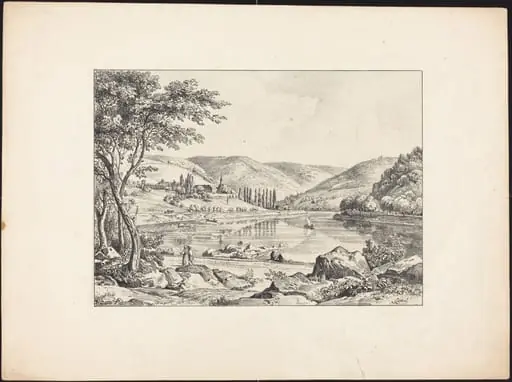 The Convent of Neuburg from Haarlass