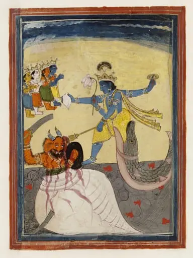 Vishnu as Matsya
