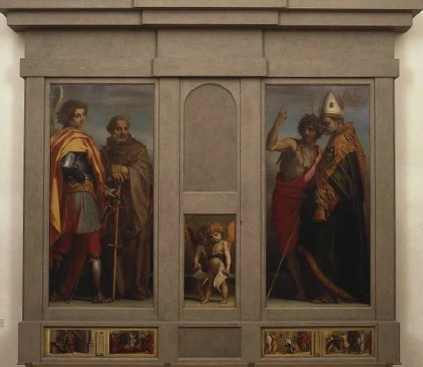 Vallombrosa Altarpiece, by Andrea del Sarto, fresco, 1528