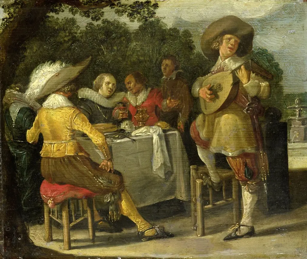 An outdoor party