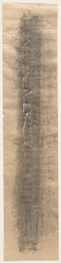 Untitled, by Jason Moran, charcoal, 2016