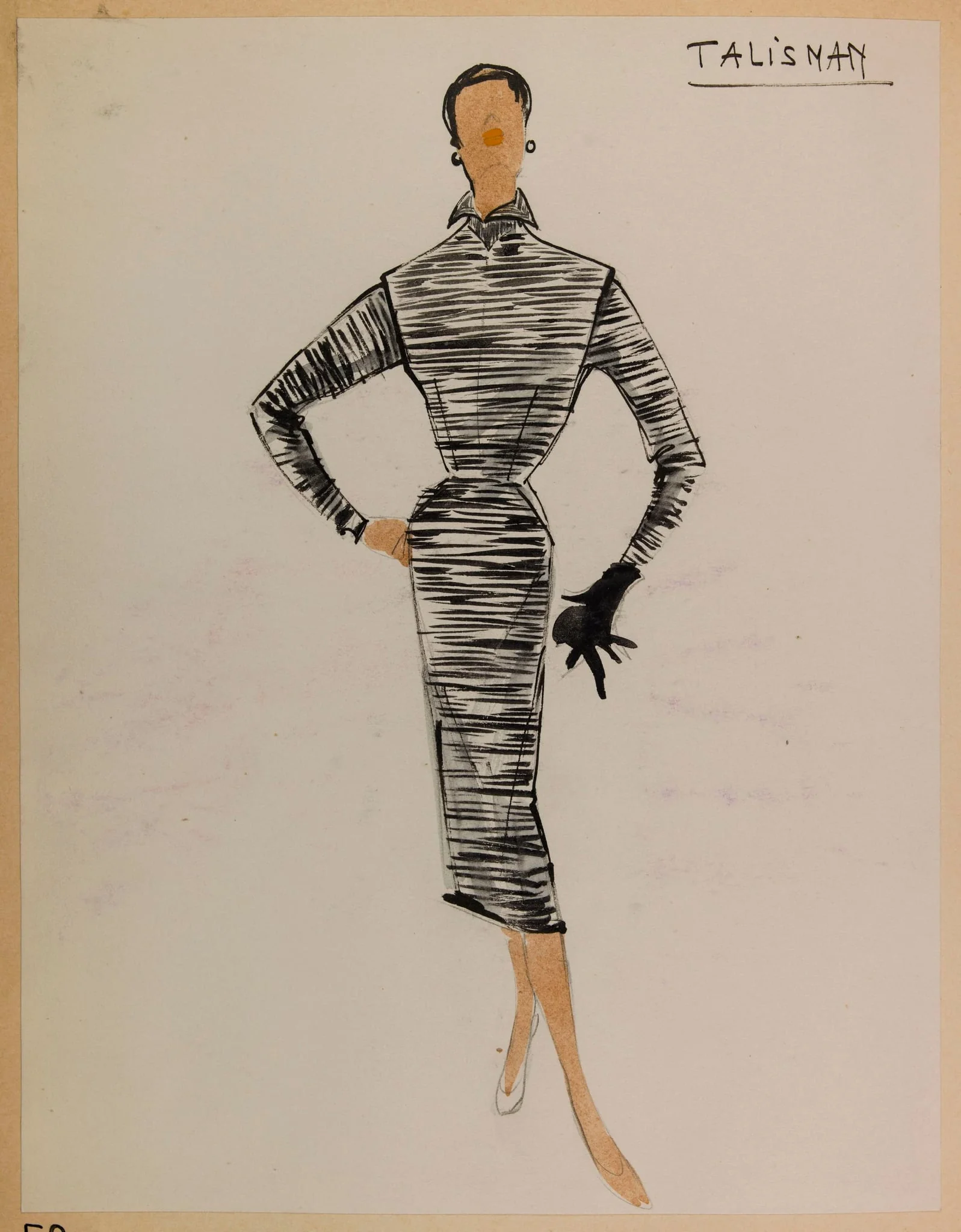 Talisman, by Marie-Louise Carven, 1953