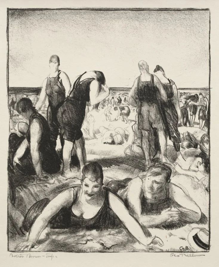 Bathing Beach, by George Bellows, 1921