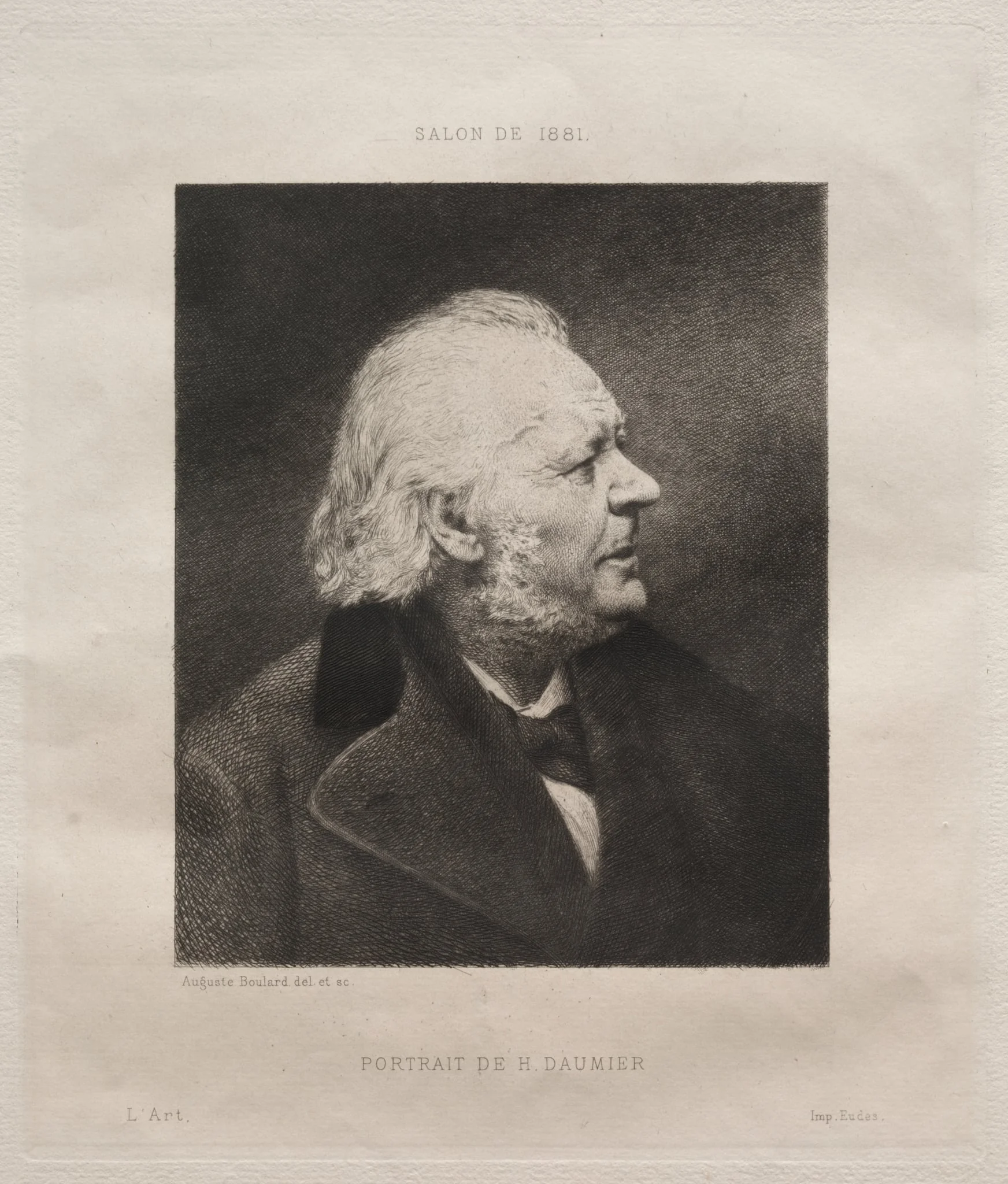 Honoré Daumier, by Auguste Boulard, 1881