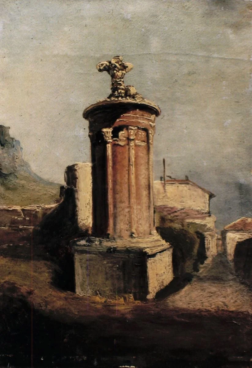 Turnul lui Lisicrates, by Gheorghe Tattarescu, unspecified, 1867