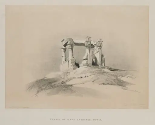 Egypt and Nubia, Volume I: Temple of Wady Kardassy in Nubia