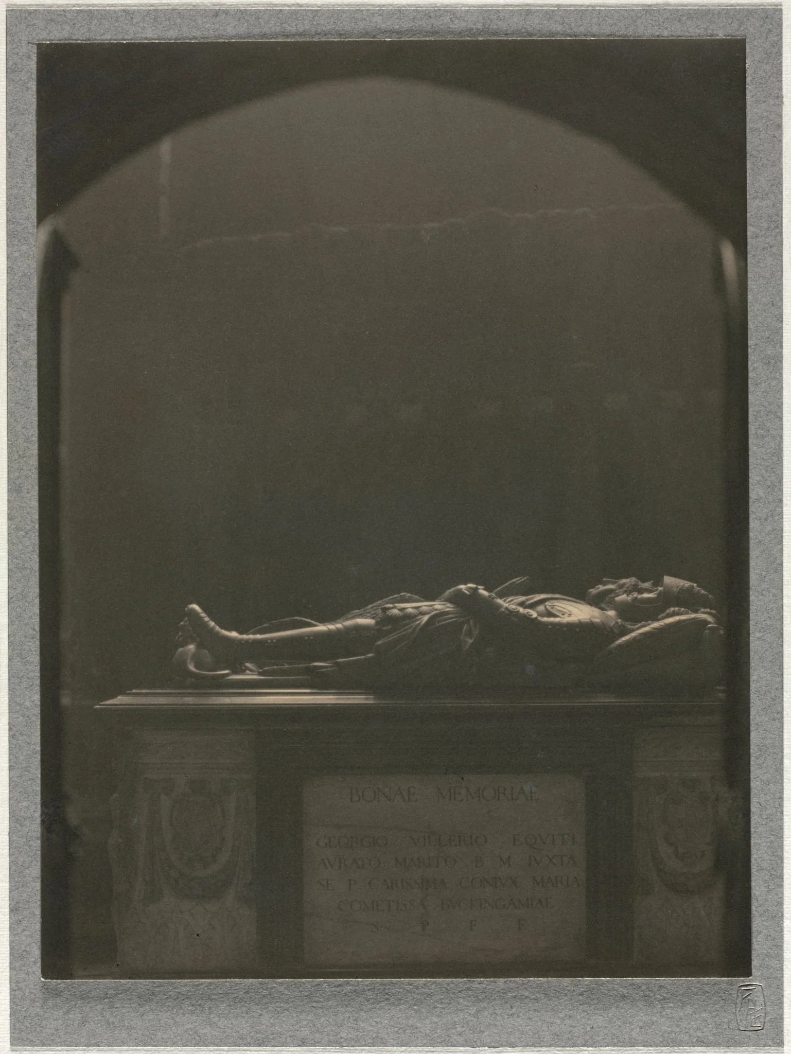 Westminster Abbey, Tomb of Sir Georges Villiers (d. 1605), by Frederick H. Evans, 1900
