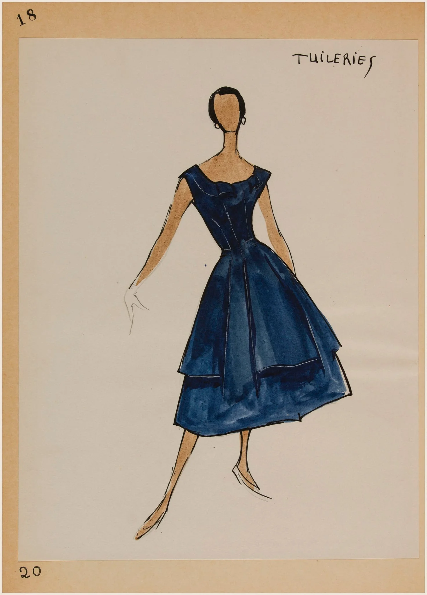 Tuileries, by Marie-Louise Carven, 1956
