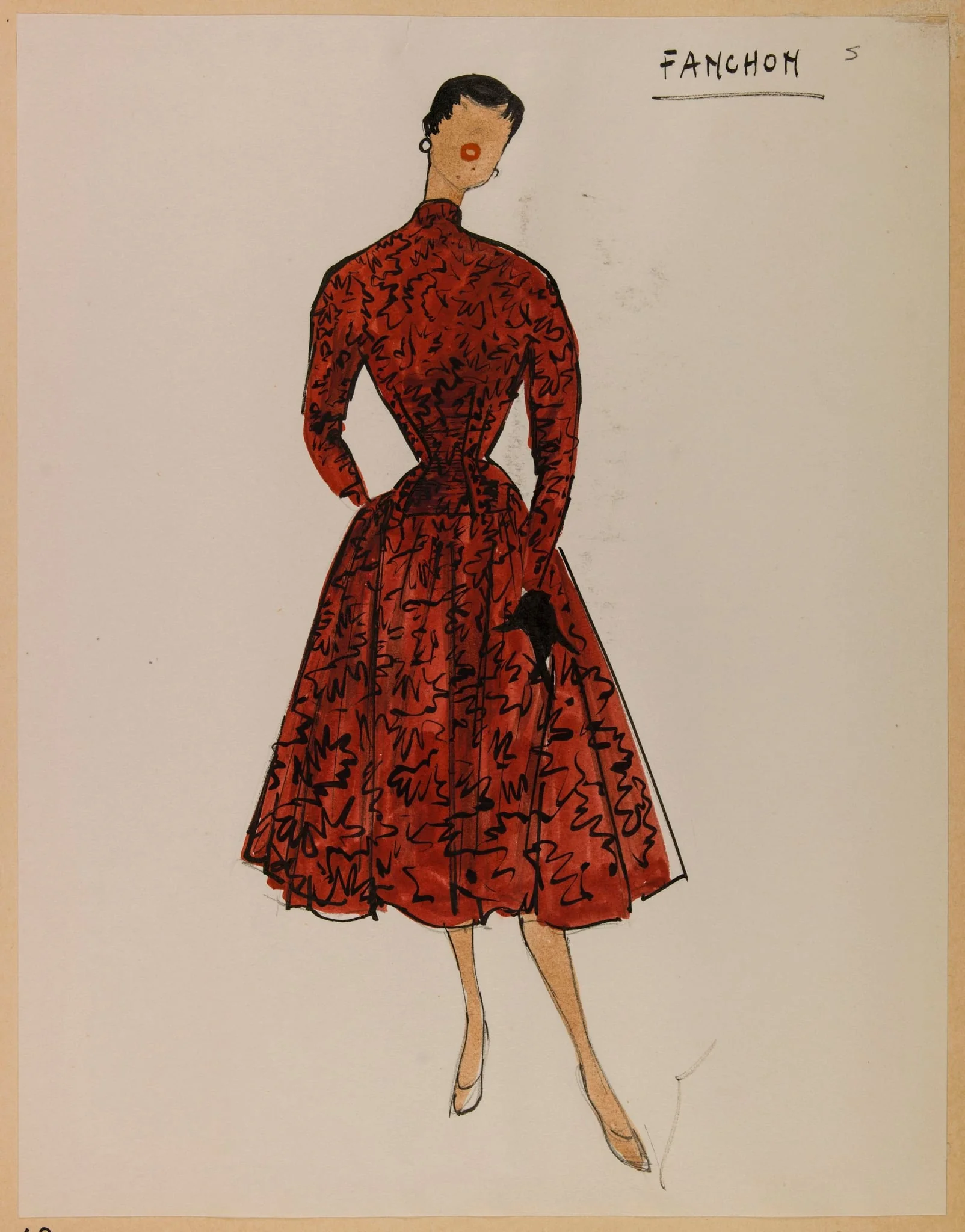 Fanchon, by Carven, 1953