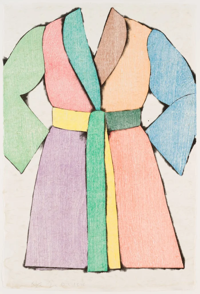 Untitled, by Jim Dine, ink, 1975