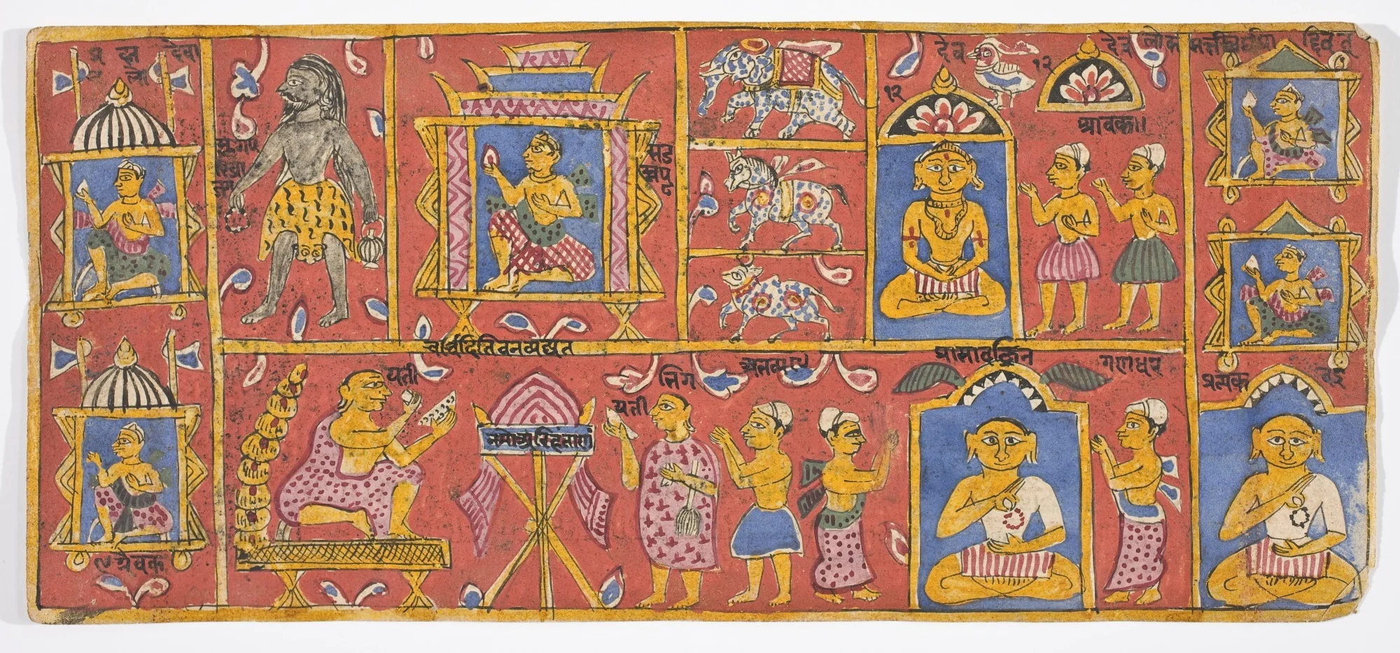 Tantric Manuscript "Sangrahani Sutra", by Unknown, unspecified