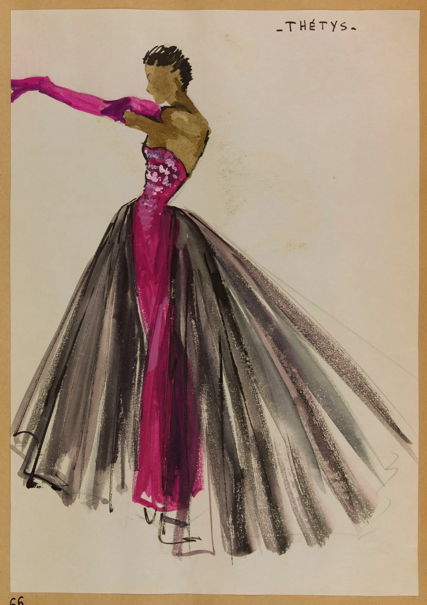 Thétys, by Carven, 1952