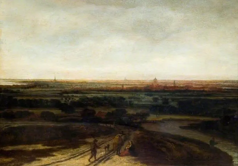 A Dutch Landscape: View of a Flat District (probably Rheden)