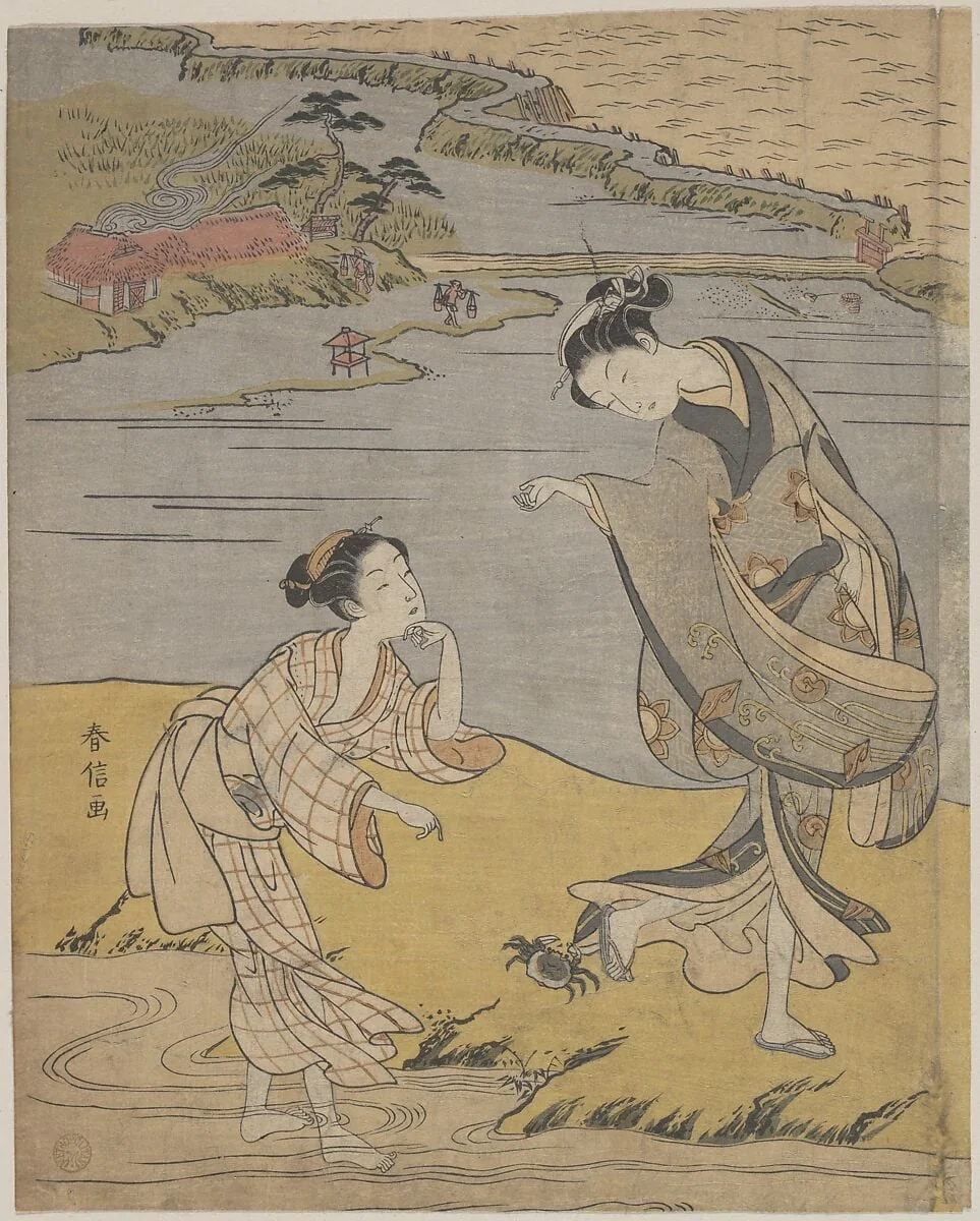 Untitled, by Suzuki Harunobu, ink, 1770