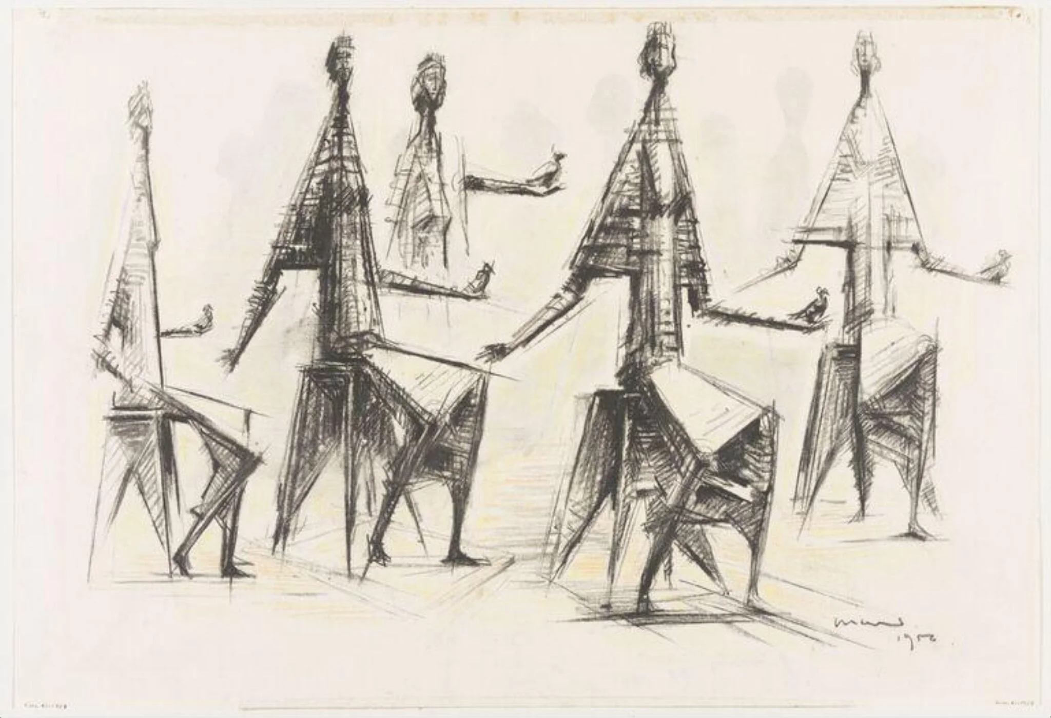 Untitled, by mcwilliam, 1956