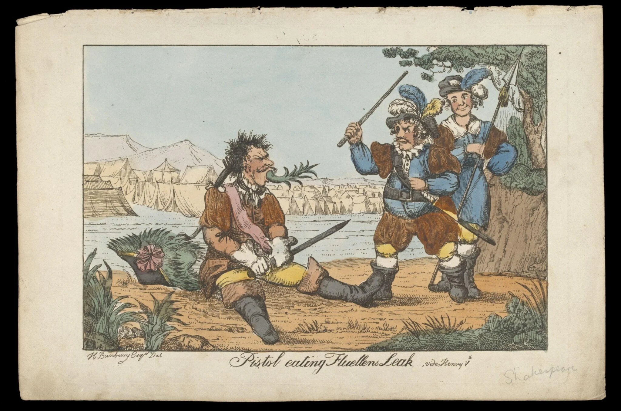 H Beard Print Collection, by Henry William Bunbury, 1811
