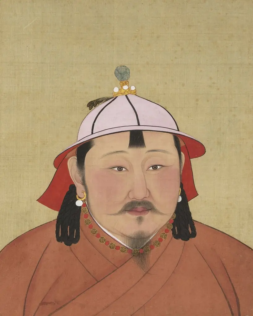 元代帝半身像册-元成宗皇帝像