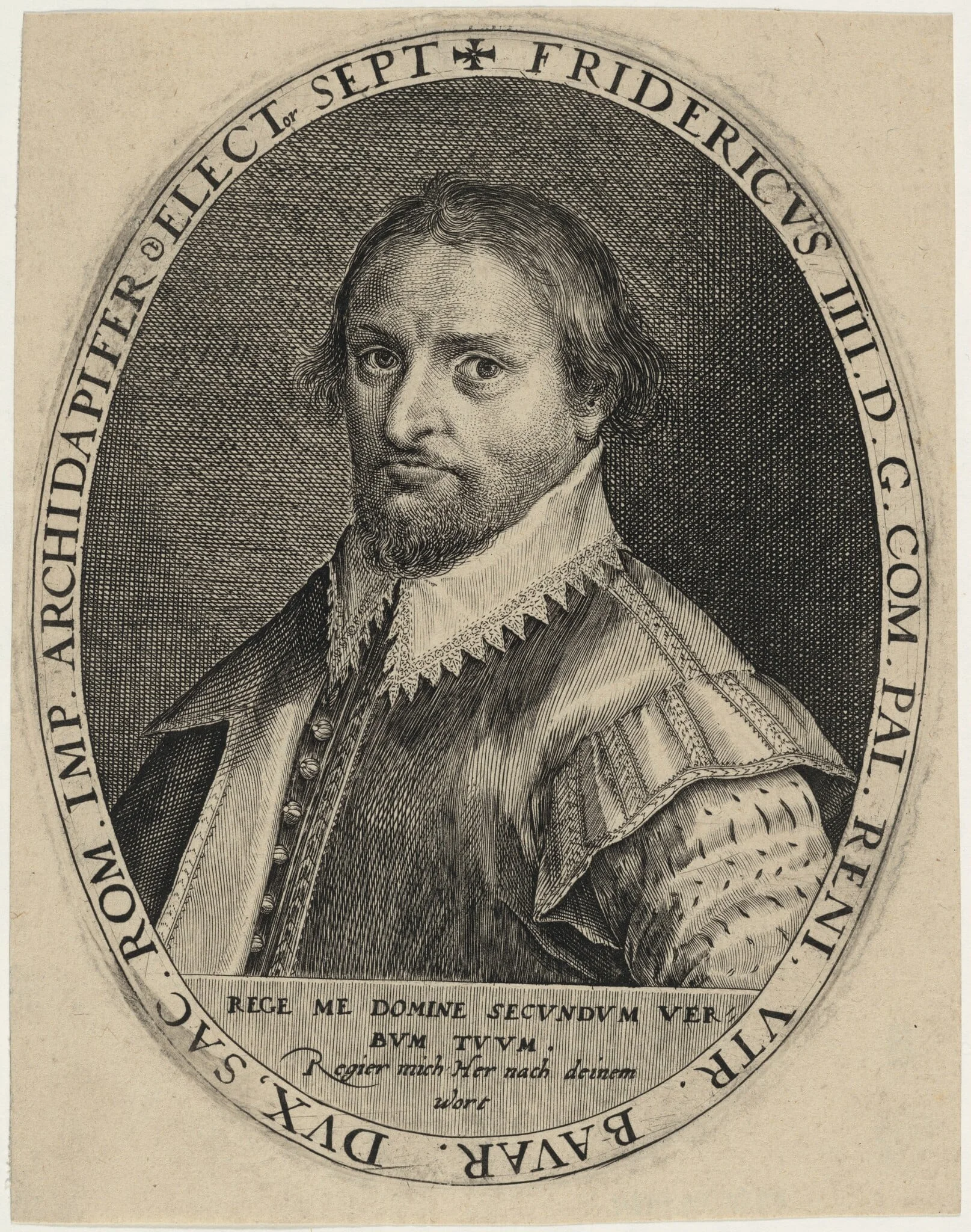 Fredericus IIII (Frederick IV), by Francis Delaram, ink, 1608