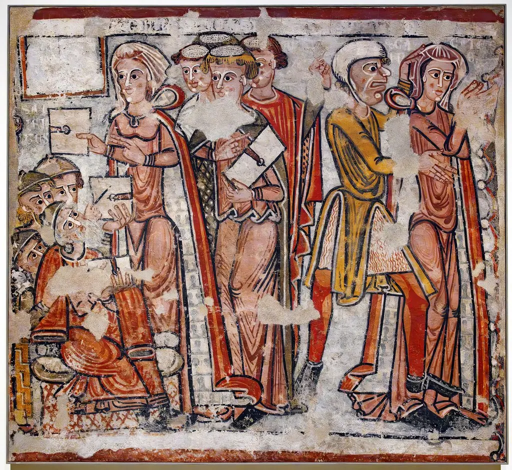 Dispute and Arrest of Saint Catherine, from the cathedral of La Seu d'Urgell