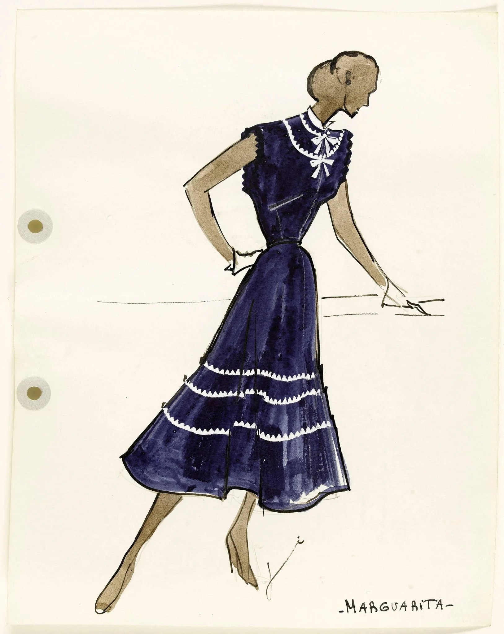 'Marguarita', by Carven, 1951