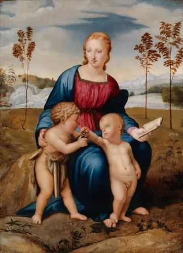 Madonna del Cardellino, kopio Rafaelin (Raffaello Sanzio) mukaan