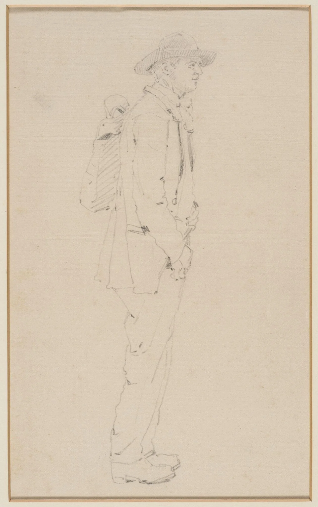 Drawing of a man