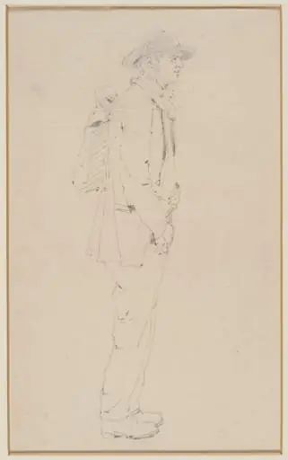 Drawing of a man