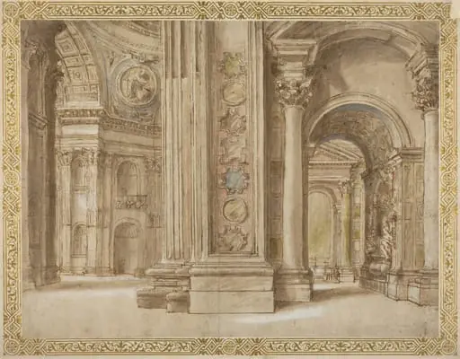 The Interior of Saint Peter's, Rome
