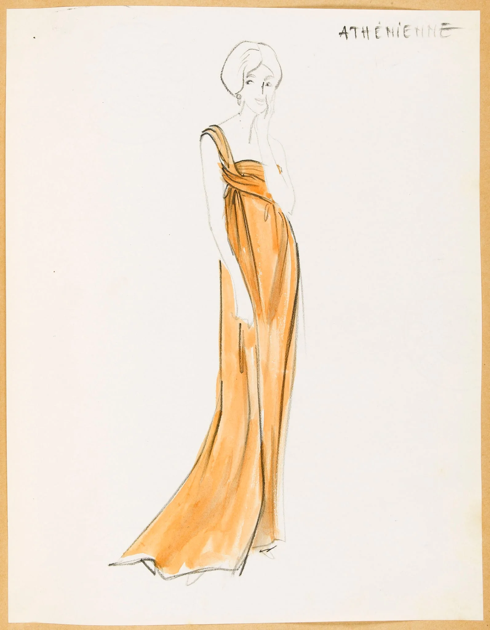 Athénienne, by Marie-Louise Carven, 1957