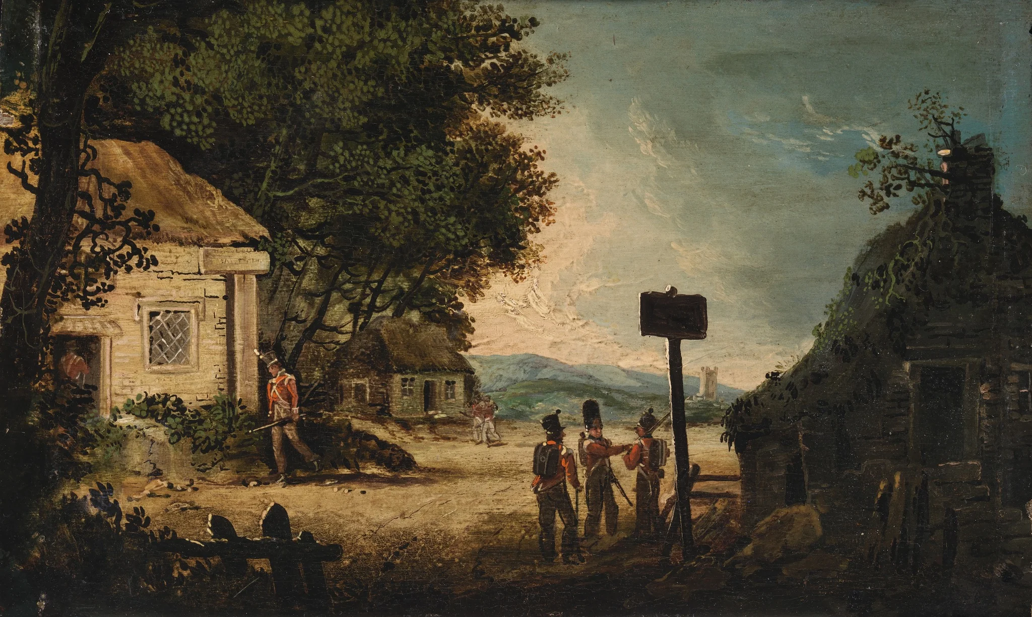 The Search for Michael Dwyer, by William Sadler, unspecified, 1803