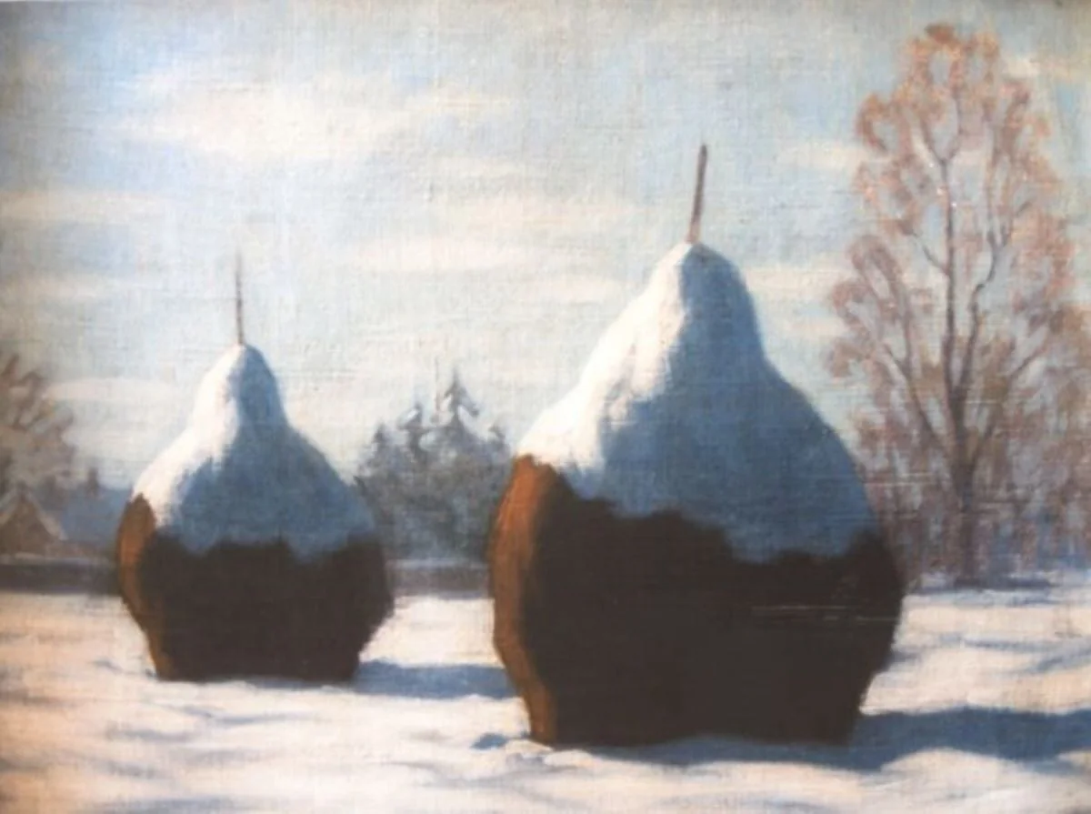 Căpițe de fân, by Samu Börtsök, unspecified