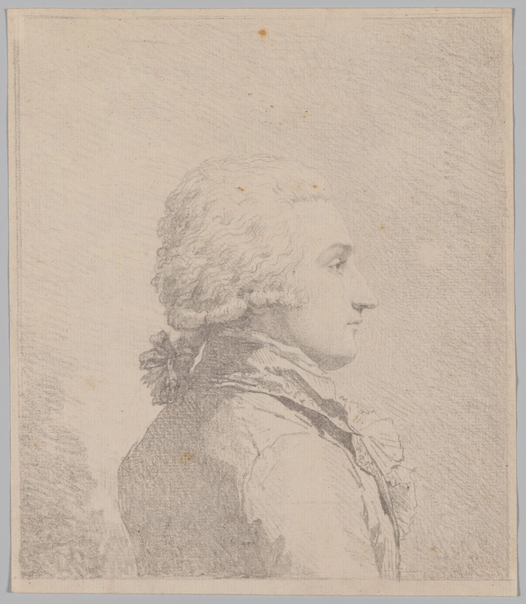 Profile Portrait of a Man, by Louis Rolland Trinquesse, 1850