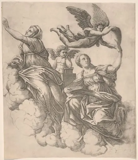 Two Sibyls and an Angel
