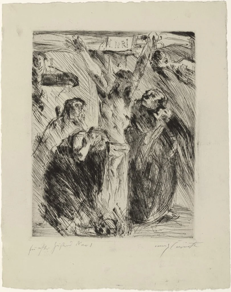 Untitled, by Lovis Corinth, ink, 1922