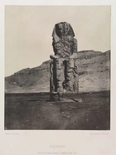 Colossol Monolith of Amenhotep III, Gournah